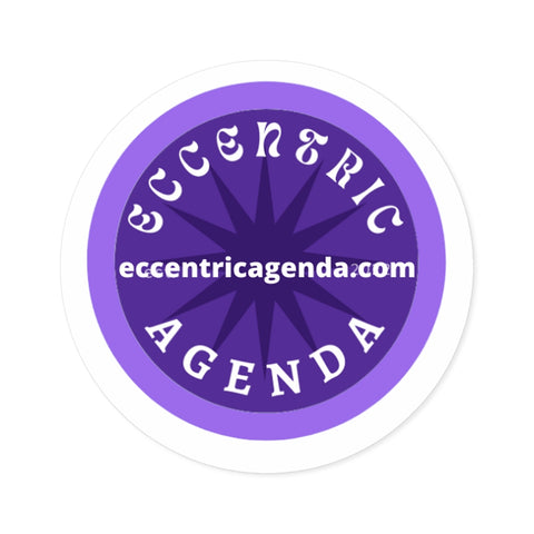 Eccentricagenda.com Round Stickers, Indoor\Outdoor