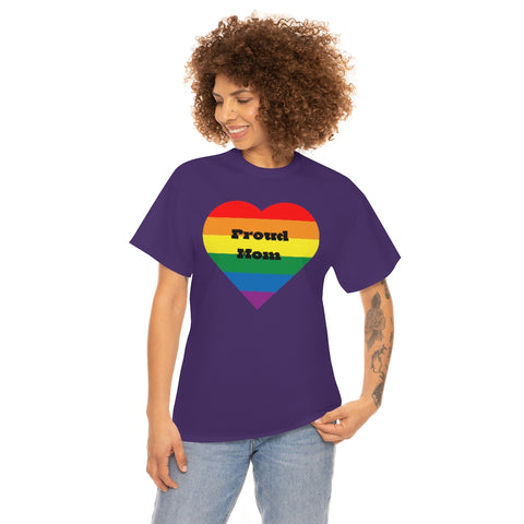 Proud Mom of LGBTQIA+ Unisex T-Shirt Pride Tee