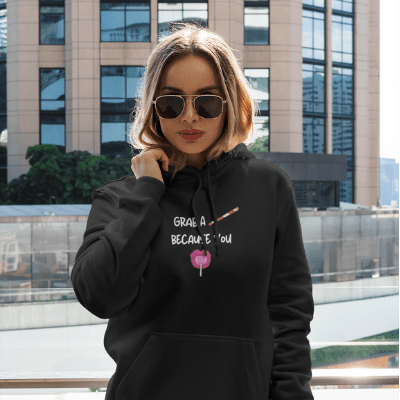 Grab a Straw because You Suck Unisex Hoodie Sarcastic Funny